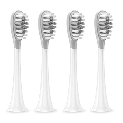 Tête de rechange Gum Care pour brosse à dents électrique Bitvae S2 / S3, lot de 4 pièces, blanc
