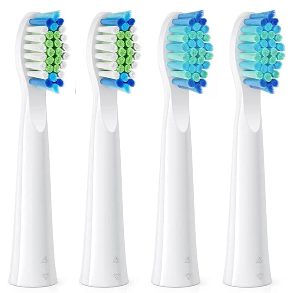 Tête de rechange SDD2 pour brosse à dents électrique Bitvae D2, lot de 4 pièces, blanc