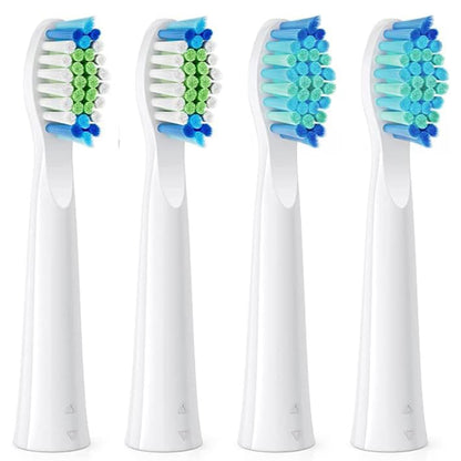 Tête de rechange SDD2 pour brosse à dents électrique Bitvae D2, lot de 4 pièces, blanc