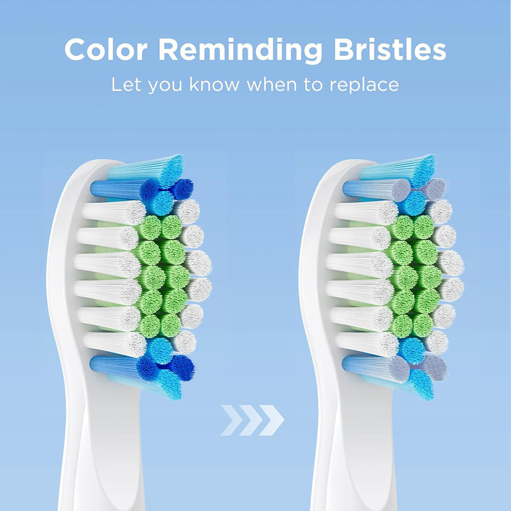 Tête de rechange SDD2 pour brosse à dents électrique Bitvae D2, lot de 4 pièces, blanc
