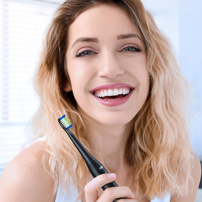 Tête de rechange SDD2 pour brosse à dents électrique Bitvae D2, lot de 4 pièces, noir