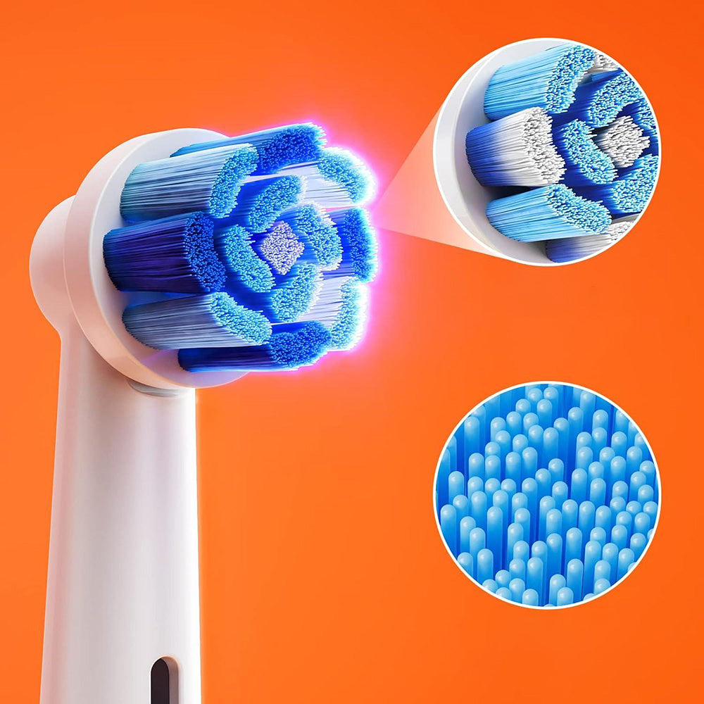 Tête de rechange SDR2 pour Brosse à Dents Électrique Bitvae R2, Lot de 5 pièces, Blanc
