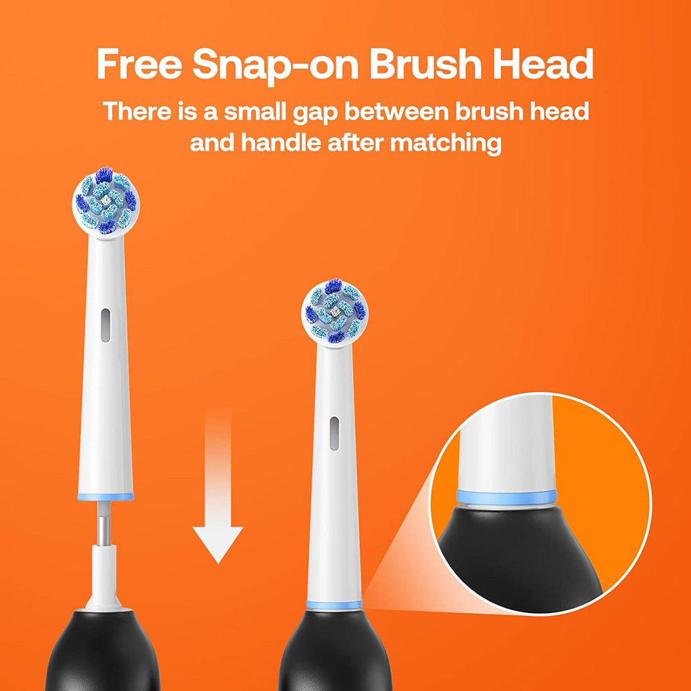Tête de rechange SDR2 pour Brosse à Dents Électrique Bitvae R2, Lot de 5 pièces, Blanc