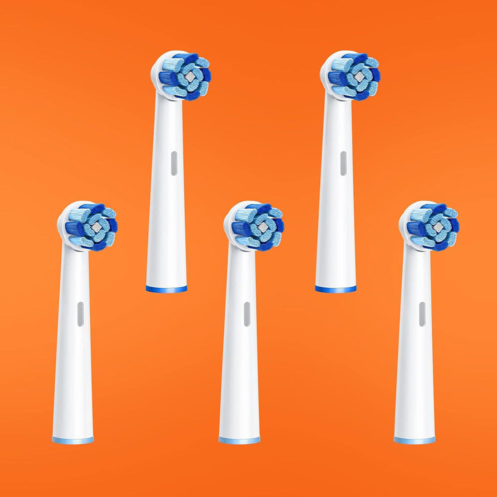 Tête de rechange SDR2 pour Brosse à Dents Électrique Bitvae R2, Lot de 5 pièces, Blanc