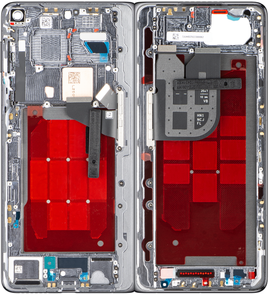 Coque centrale Huawei Mate X7, Grise, Pack de service 02357JUH