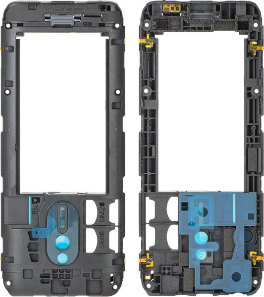 Coque centrale Nokia 230 (2024), Noire, Service Pack 286913684