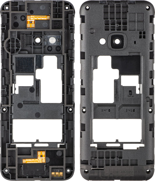 Coque centrale Nokia 5310 (2024), Noire, Service Pack 286912616