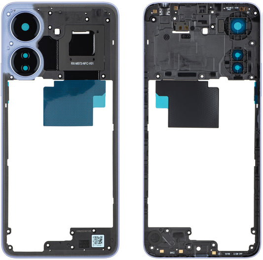 Coque centrale Xiaomi Poco C65, Mauve, Service Pack 560003C3UP00