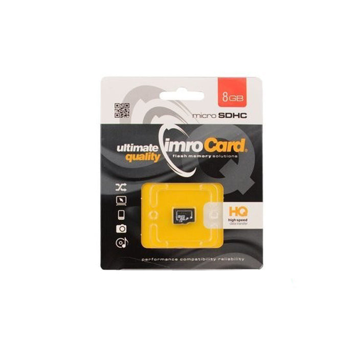 Imro microSDHC Memory Card, 8Gb, Class 10