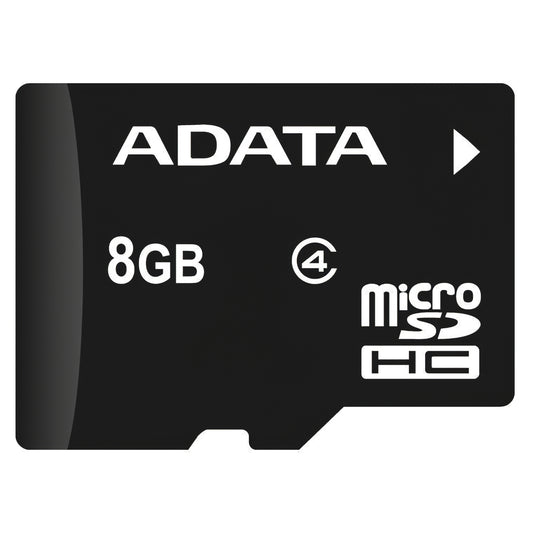 Carte mémoire Adata microSDHC, 8 Go, classe 4 AUSDH8GCL4-R AUSDH8GCL4-R 