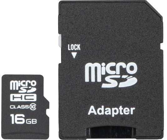 Carte Mémoire microSDHC Emtec C10 Classic, 16Gb, Classe 10, Avec Adaptateur ECMSDM16GHC10CG