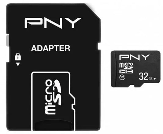 Carte mémoire microSDHC PNY Performance Plus, 32Go, avec adaptateur P-SDU32G10PPL-GE