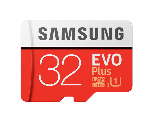 Carte mémoire microSDHC Samsung Evo Plus, 32Go, Classe 10 / UHS-1 U1, avec adaptateur MB-MC32GA/APC