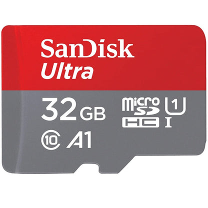 Carte mémoire microSDHC SanDisk Ultra Android A1, 32Go, Classe 10 / UHS-1 U1, Avec Adaptateur SDSQUA4-032G-GN6MA