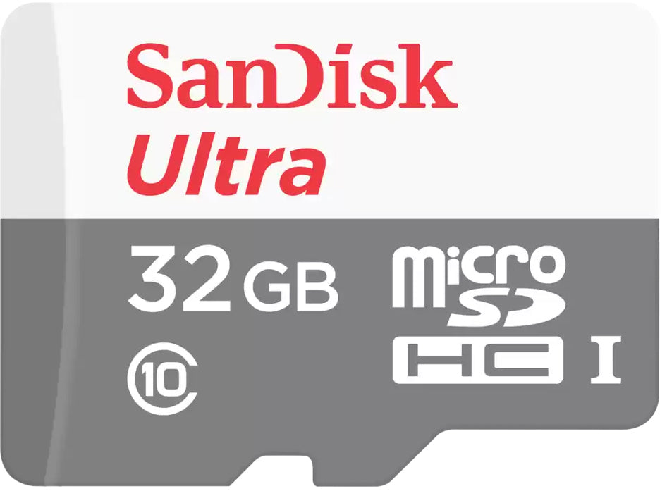 Carte mémoire microSDHC SanDisk Ultra, 32Go, Classe 10, Avec Adaptateur SDSQUNR-032G-GN3MA