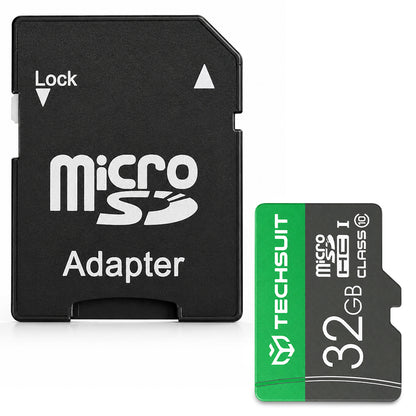 Carte mémoire microSDHC Techsuit THCM11, 32 Go, classe 10, avec adaptateur
