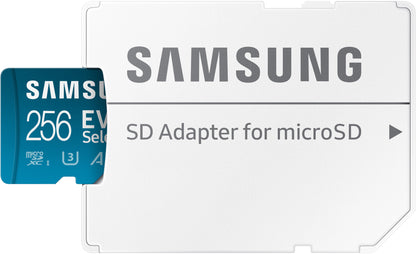 Carte mémoire microSDXC Samsung Evo Select Plus, 256 Go, Classe 10 / UHS-1 U3, avec adaptateur MB-ME256KA/AM MB-ME256KA/AM 