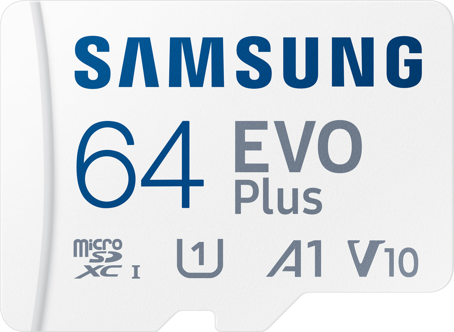 Carte mémoire microSDXC Samsung Evo Plus, 64 Go, Classe 10 / UHS-1 U1, avec adaptateur MB-MC64KA/EU MB-MC64KA/EU