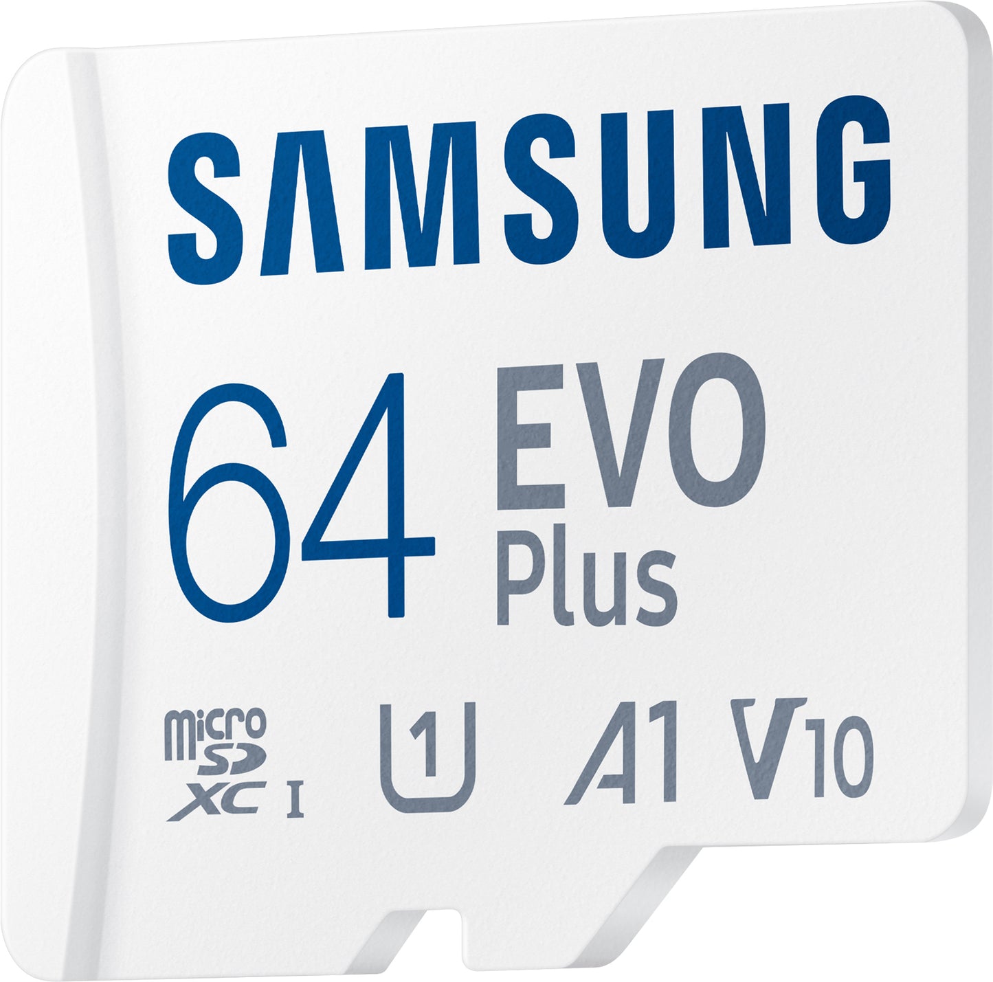 Carte mémoire microSDXC Samsung Evo Plus, 64 Go, Classe 10 / UHS-1 U1, avec adaptateur MB-MC64KA/EU MB-MC64KA/EU