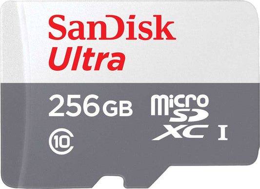 Carte mémoire microSDXC SanDisk Ultra Android, 256 Go, Classe 10 / UHS-1 U1 SDSQUNR-256G-GN3MN SDSQUNR-256G-GN3MN 