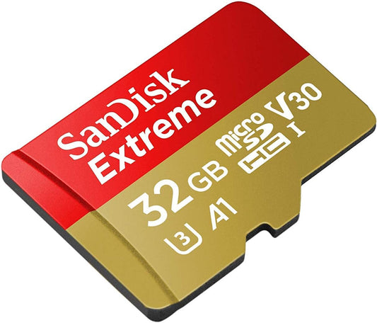 Carte mémoire SanDisk Extreme microSDXC, 32 Go, Classe 10 / UHS-1 U3 SDSQXAF-032G-GN6MN 