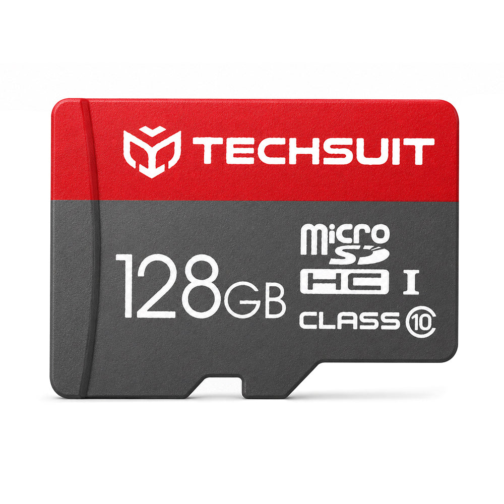 Carte Mémoire microSDXC Techsuit THCM26, 128Gb, Classe 10, Avec Adaptateur