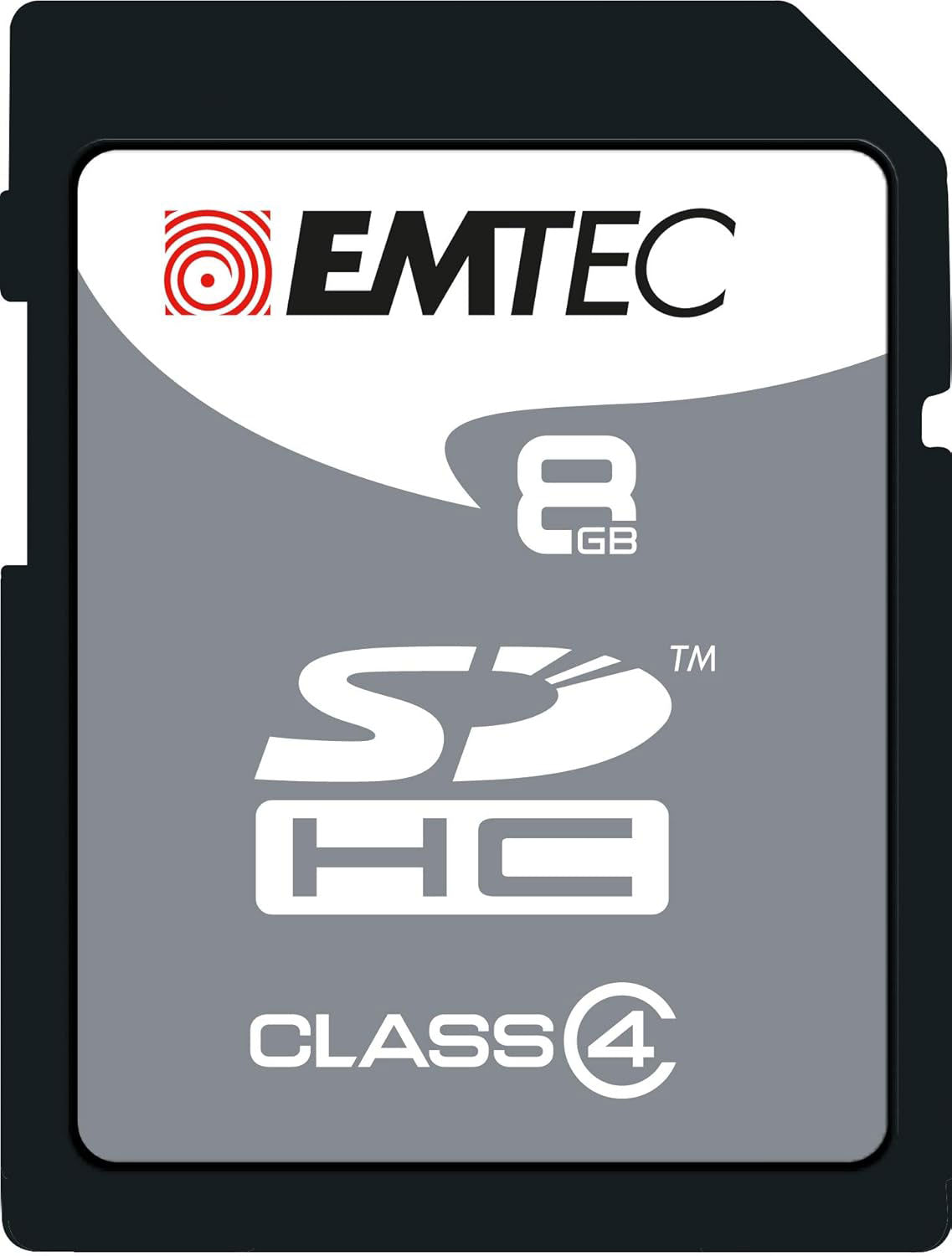 Carte mémoire SDHC Emtec EliteSilver, 8Gb, Classe 4 ECMSD8GHC4