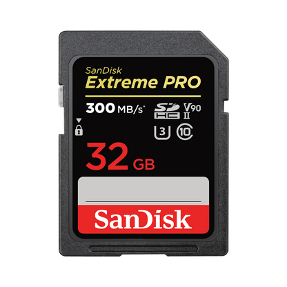 Carte Mémoire SDHC SanDisk Extreme Pro, 32Gb, Classe 10 / UHS-1 U3 SDSDXXO-032G-GN4IN