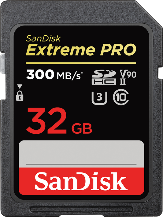 Carte Mémoire SDHC SanDisk Extreme Pro, 32Gb, Classe 10 / UHS-1 U3 SDSDXXO-032G-GN4IN