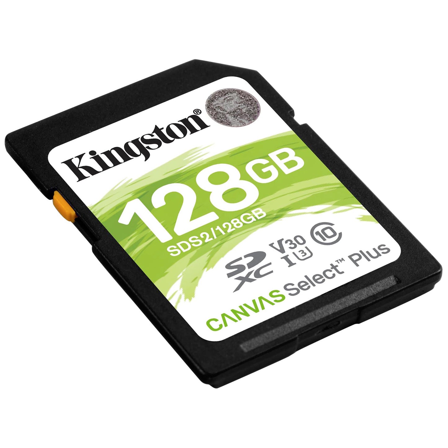 Carte mémoire SDXC Kingston Canvas Select Plus, 128 Go, Classe 10 / UHS-1 U1 SDS2/128GB-SD 