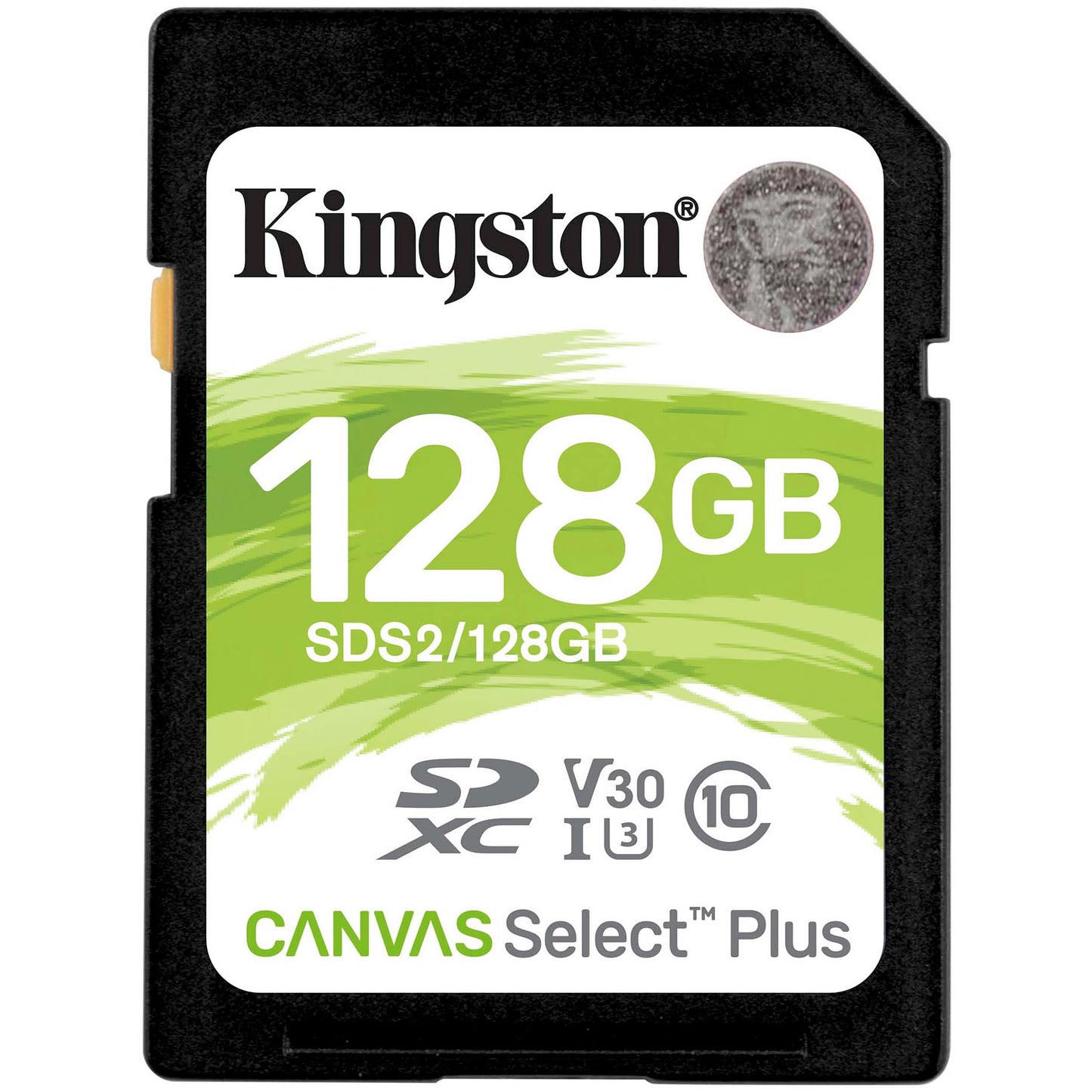 Carte mémoire SDXC Kingston Canvas Select Plus, 128 Go, Classe 10 / UHS-1 U1 SDS2/128GB-SD 