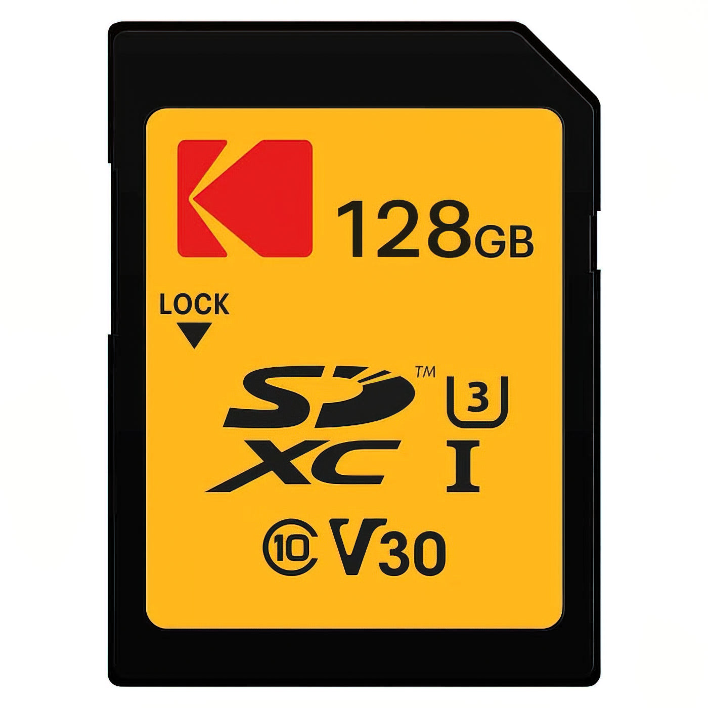 Carte mémoire SDXC Kodak, 128Gb, Classe 10 / UHS-1 U3 EKMSD128GXC10HPRK
