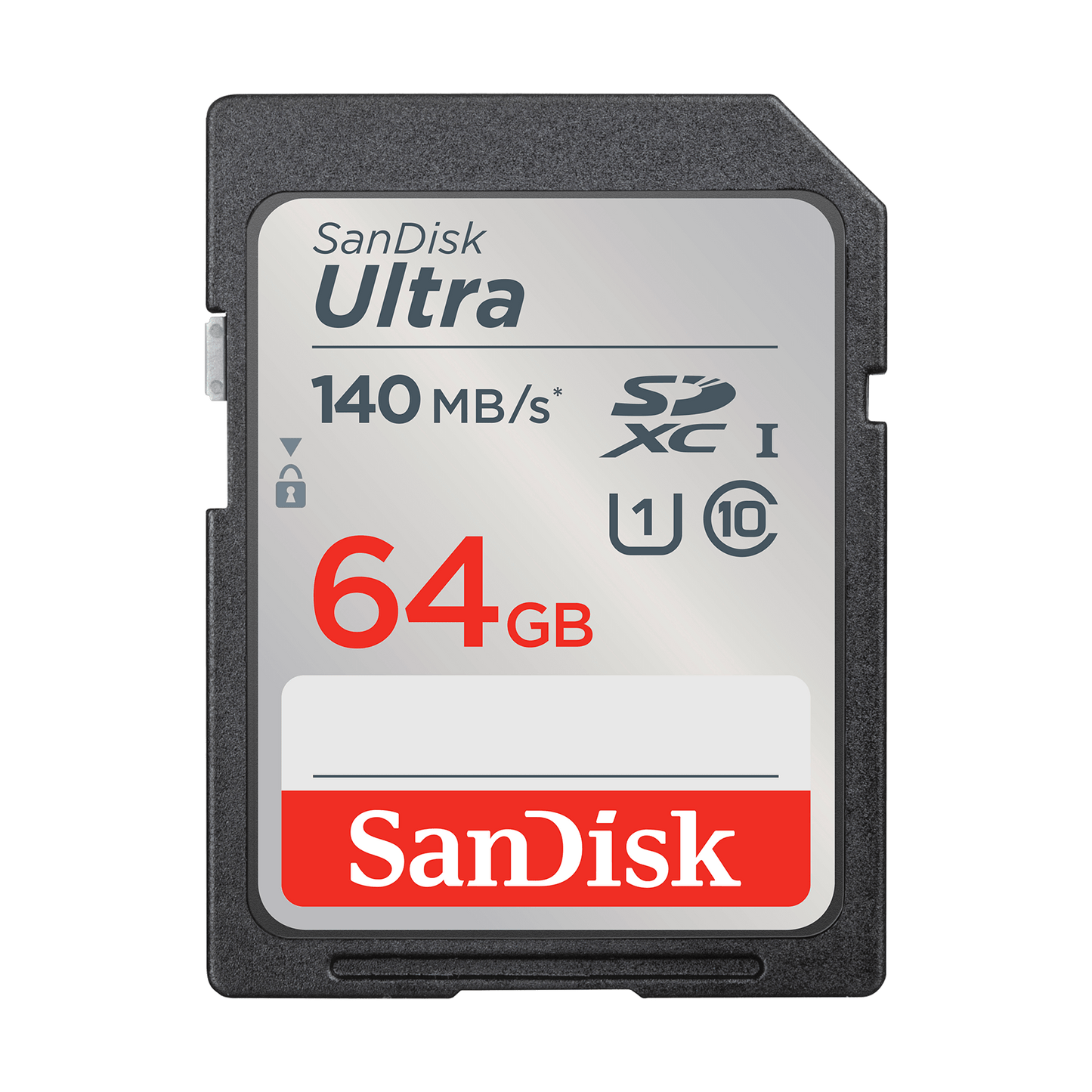 Carte mémoire SDXC SanDisk Ultra, 64Gb, Classe 10 / UHS-1 U1 SDSDUNB-064G-GN6IN