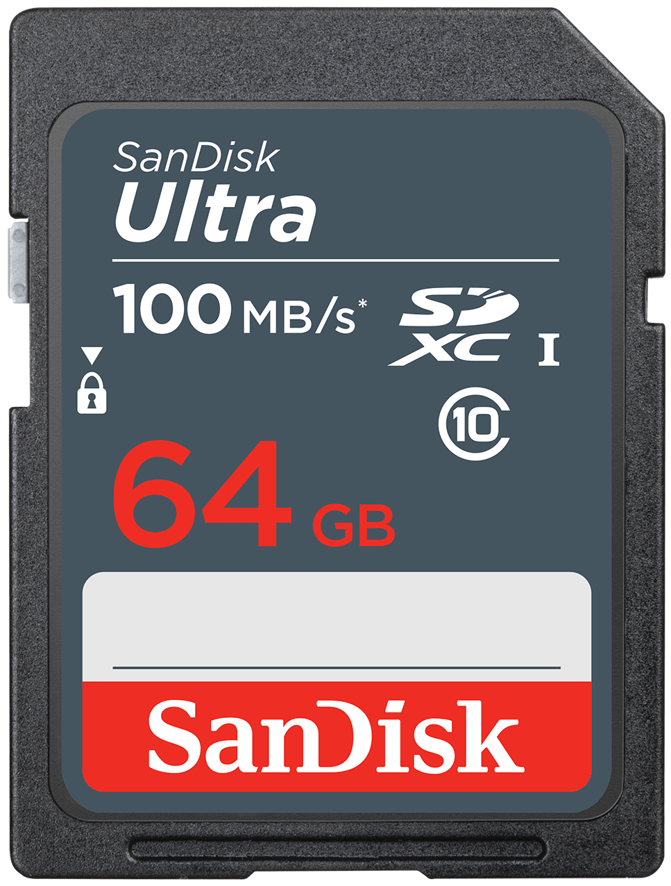 Carte mémoire SDXC SanDisk Ultra, 64Gb, Classe 10 SDSDUNR-064G-GN3IN