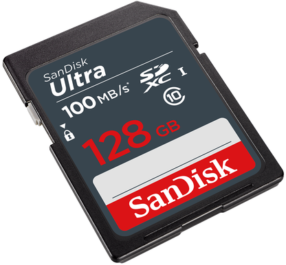 Carte mémoire SDXC SanDisk Ultra, 128Go, Classe 10 SDSDUNR-128G-GN3IN
