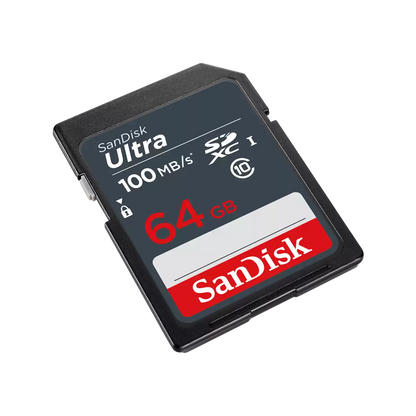 Carte mémoire SDXC SanDisk Ultra, 64Gb, Classe 10 SDSDUNR-064G-GN3IN