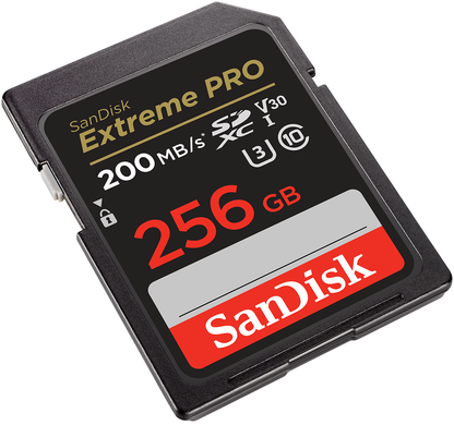 Carte Mémoire SDXC SanDisk Extreme Pro, 256Go, Classe 10 / UHS-1 U3 SDSDXXD-256G-GN4IN