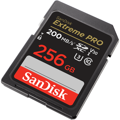 Carte Mémoire SDXC SanDisk Extreme Pro, 256Go, Classe 10 / UHS-1 U3 SDSDXXD-256G-GN4IN