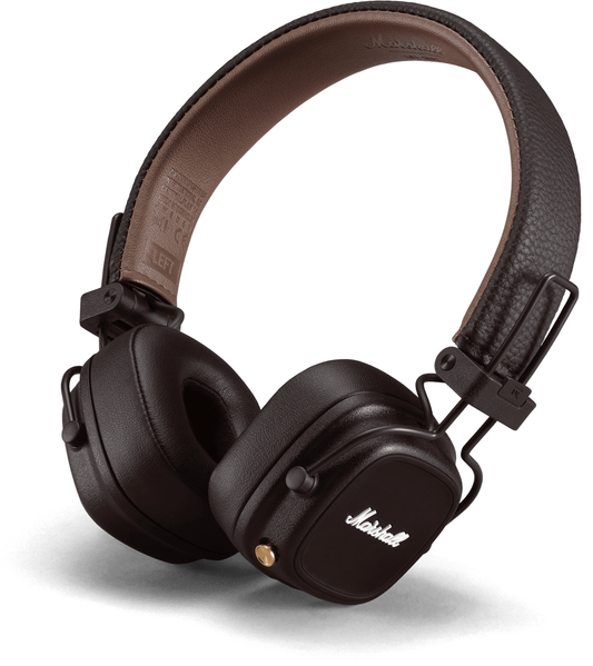 Kit mains libres Bluetooth Marshall Major IV, A2DP, Marron