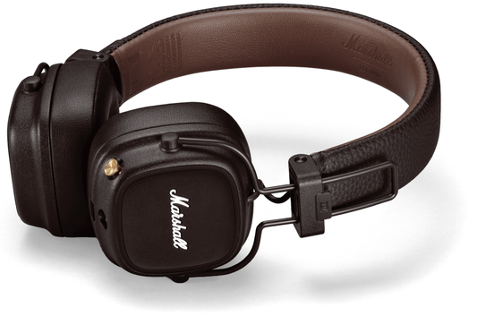 Kit mains libres Bluetooth Marshall Major IV, A2DP, Marron