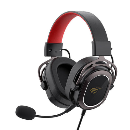 Casques Gaming 3.5mm HAVIT H2008d, 2m, Noirs Rouges