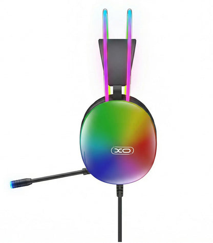 Casque Gaming 3,5 mm XO Design GE11, RGB, Noir