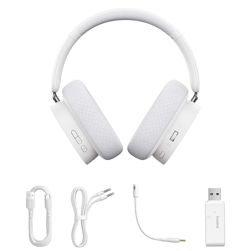 Casque Gaming Sans Fil Baseus AeQur GH02, RGB, BT / Wi-Fi / Filaire, Noir A00050800113-Z1