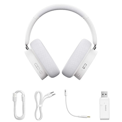 Casque Gaming Sans Fil Baseus AeQur GH02, RGB, BT / Wi-Fi / Filaire, Noir A00050800113-Z1