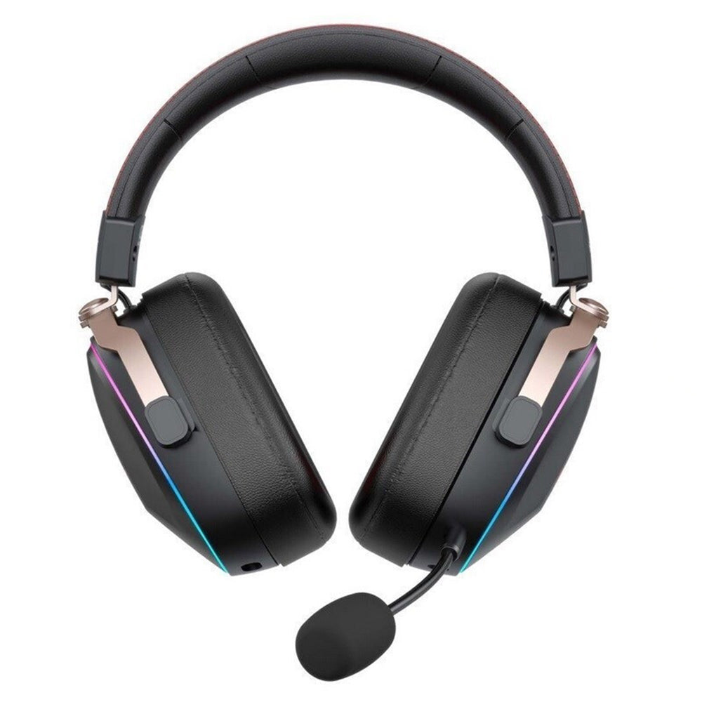 HAVIT H2039BG Wireless Gaming Headphones, RGB, BT / Wi-Fi / Wired, Black Ochre
