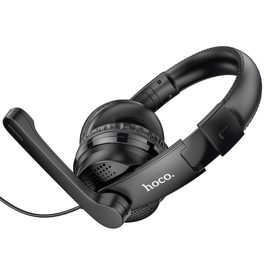 Casque Gaming 3,5 mm HOCO W103, Noir