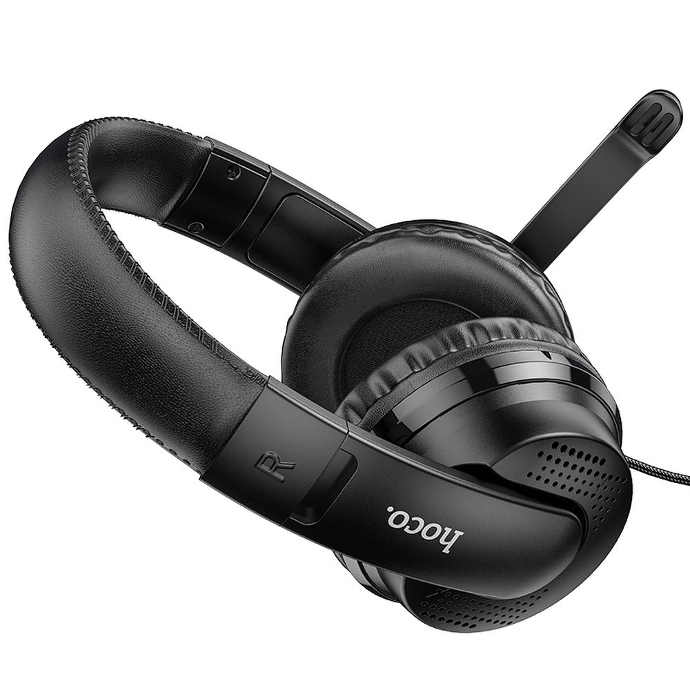 Casque Gaming 3,5 mm HOCO W103, Noir