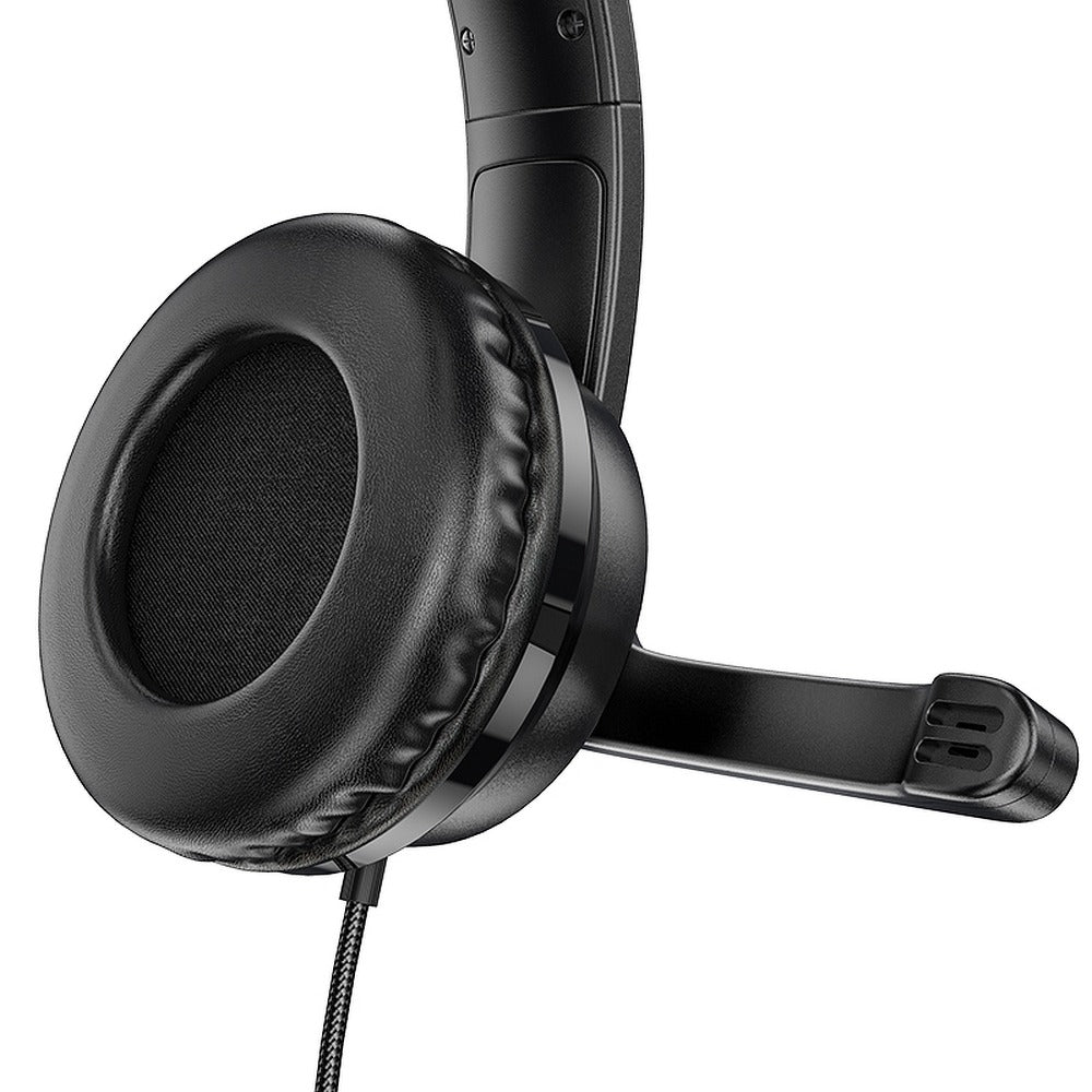 Casque Gaming 3,5 mm HOCO W103, Noir