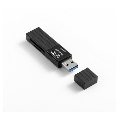 Lecteur de carte USB 3.0 XO Design DK05B, SD - microSD, Noir
