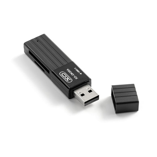 Lecteur de cartes USB XO Design DK05A, SD - microSD, noir 